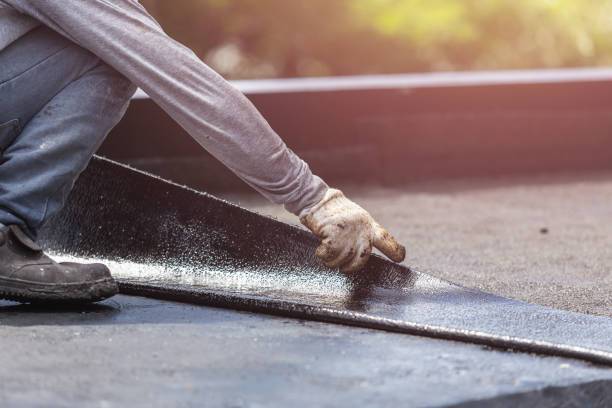 Professional Waterproofing technician working in Little Suamico, WI